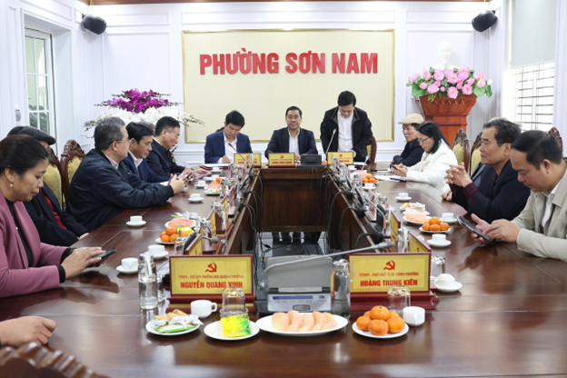Phường Sơn Nam tổ chức hội nghị gặp mặt các đồng chí nguyên Thường trực Thành ủy qua các thời kỳ