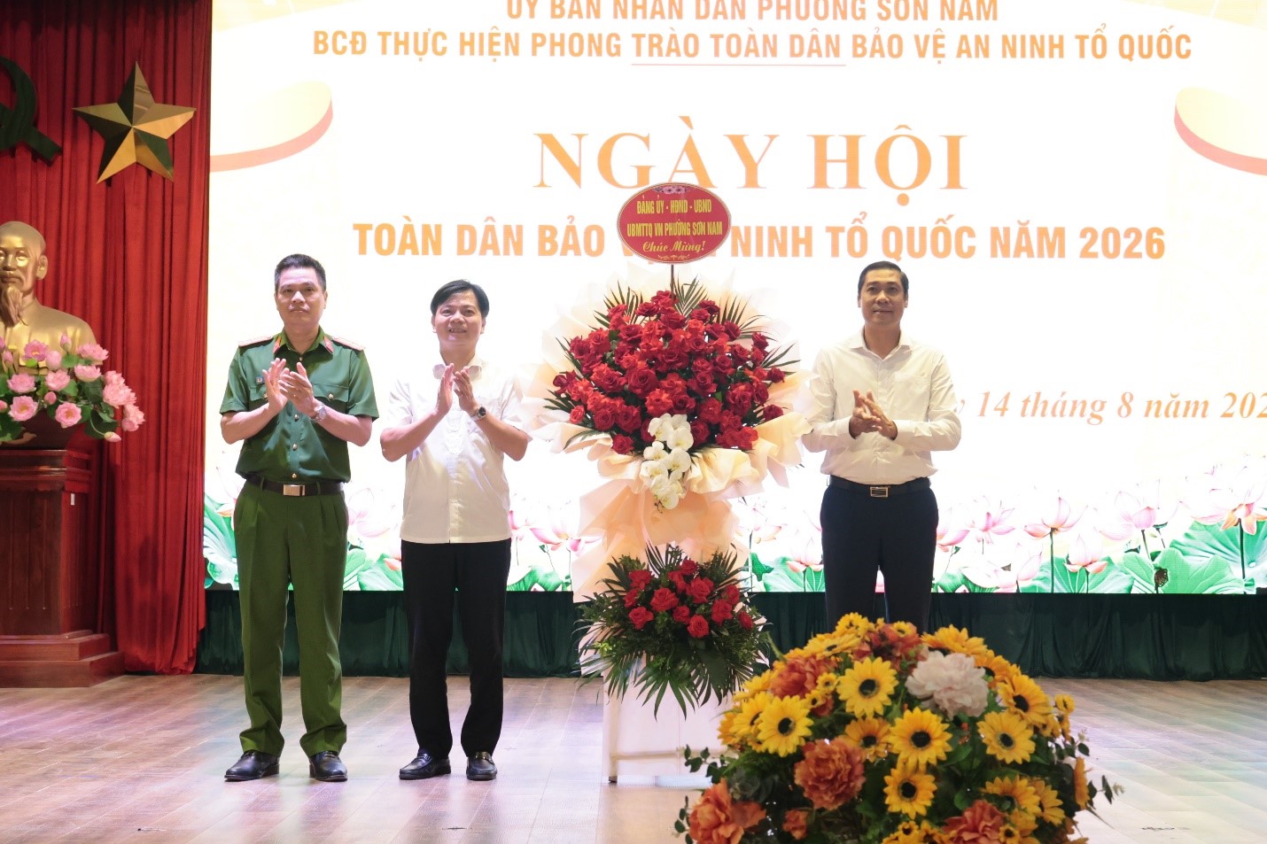 Phường Sơn Nam tổ chức thành công Ngày hội “Toàn dân bảo vệ an ninh Tổ quốc” năm 2026