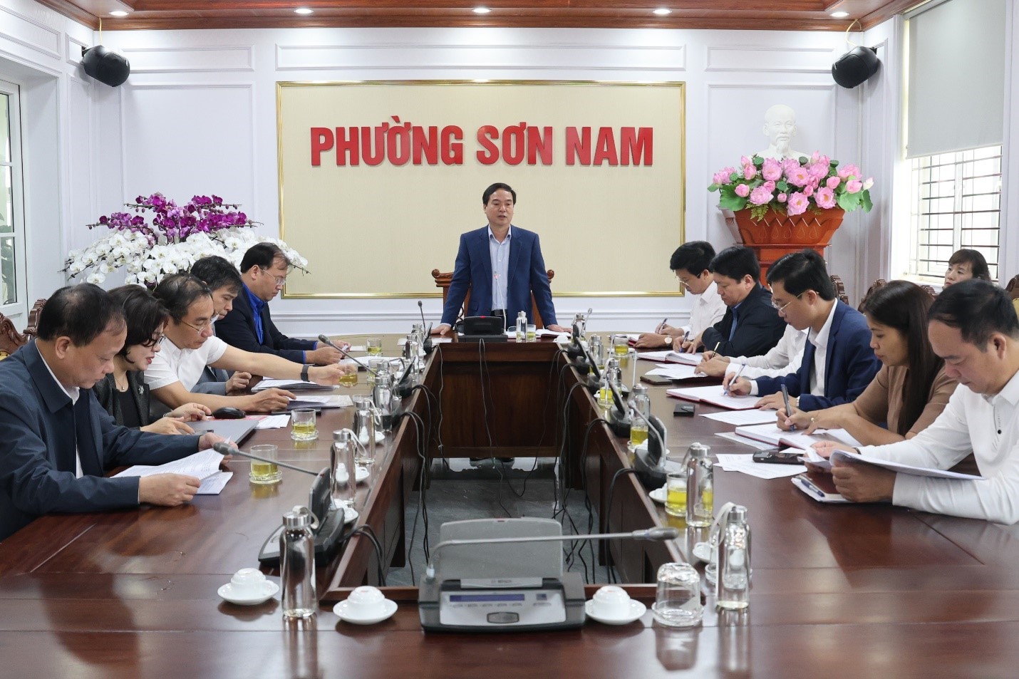 Đoàn Kiểm tra số 06 - Ủy ban bầu cử tỉnh Hưng Yên làm việc với các phường Sơn Nam, Phố Hiến, Hồng Châu và xã Tân Hưng về công tác bầu cử đại biểu Quốc hội khóa XVI và bầu cử đại biểu HĐND các cấp nhiệm kỳ 2026 – 2031