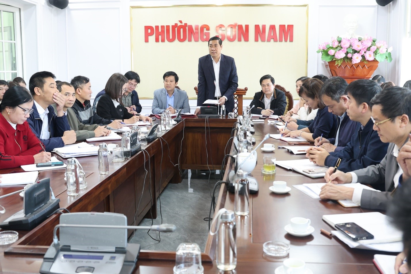 Ban Chỉ đạo bầu cử phường Sơn Nam triển khai công tác bầu cử đại biểu Quốc hội khóa XVI và đại biểu HĐND các cấp nhiệm kỳ 2026 – 2031