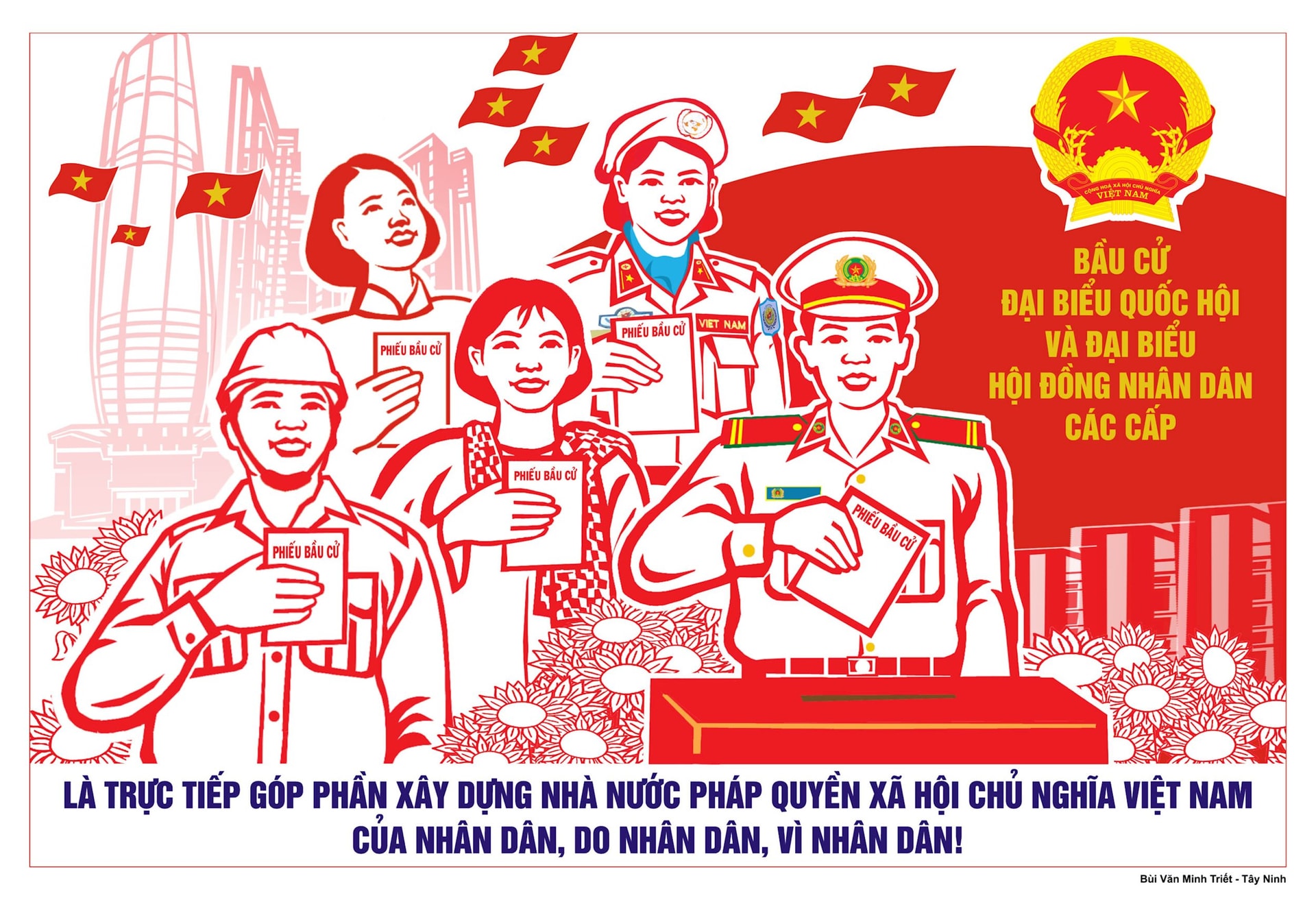 Thông báo về việc tiếp nhận hồ sơ ứng cử đại biểu HĐND phường Sơn Nam nhiệm kỳ 2026-2031