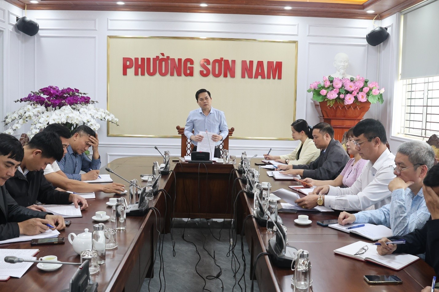 Phường Sơn Nam triển khai công tác tuyên truyền cuộc bầu cử đại biểu Quốc hội khoá XVI và đại biểu HĐND các cấp nhiệm kỳ 2026–2031