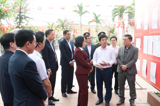 Đoàn giám sát, kiểm tra của Uỷ ban Thường vụ Quốc hội kiểm tra công tác chuẩn bị bầu cử đại biểu Quốc hội khoá XVI và Hội đồng nhân dân các cấp nhiệm kỳ 2026 – 2031 tại phường Sơn Nam