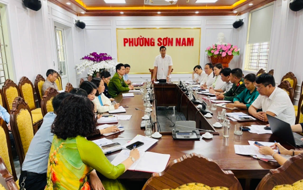 Ban chỉ đạo Bầu cử phường Sơn Nam họp triển khai công tác bầu cử đại biểu Quốc hội khóa XVI và HĐND các cấp nhiệm kỳ 2026 - 2031