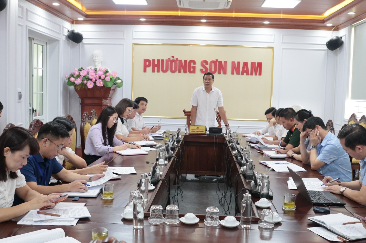 Phường Sơn Nam sơ kết công tác chuyển đổi số 6 tháng đầu năm 2026, triển khai nhiệm vụ 6 tháng cuối năm