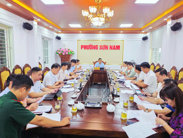 Phường Sơn Nam thông qua Kế hoạch hành động 100 ngày xử lý các điểm nghẽn về chuyển đổi số
