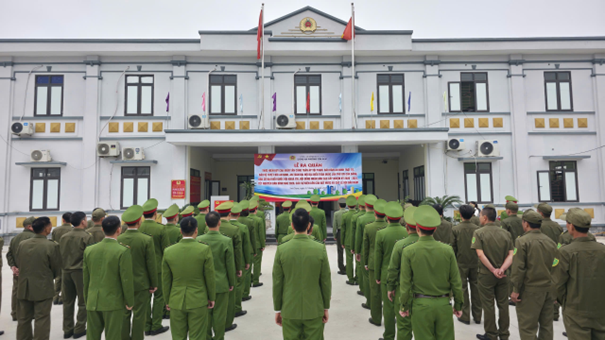 Công an phường Sơn Nam tổ chức ra quân đợt cao điểm tấn công trấn áp tội phạm, bảo đảm an ninh trật tự phục vụ các sự kiện chính trị, lễ hội lớn năm 2026
