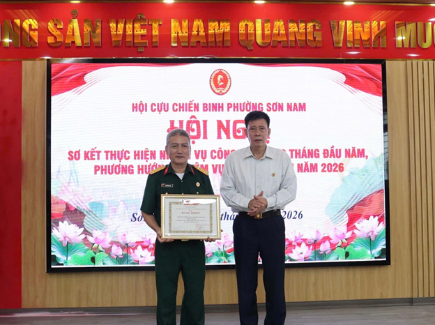 Hội Cựu chiến binh phường Sơn Nam sơ kết công tác Hội 6 tháng đầu năm 2026