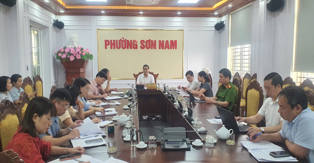 Phường Sơn Nam họp đánh giá kết quả chuyển đổi số quý I, triển khai phương hướng nhiệm vụ quý II/2026