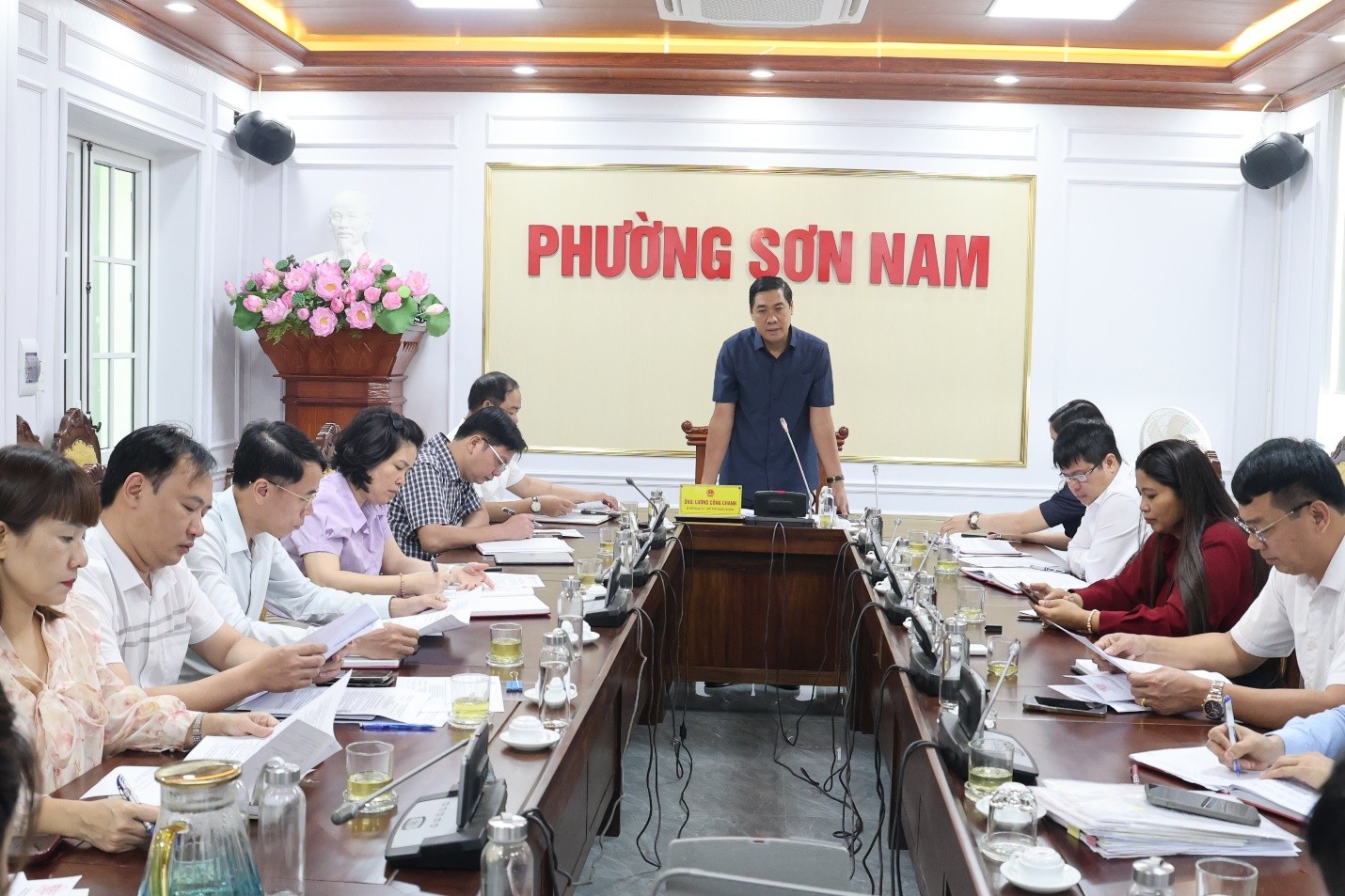 Hội nghị giao ban giữa Thường trực HĐND phường Sơn Nam với các Ban,  các Tổ đại biểu HĐND phường nhiệm kỳ 2026 - 2031