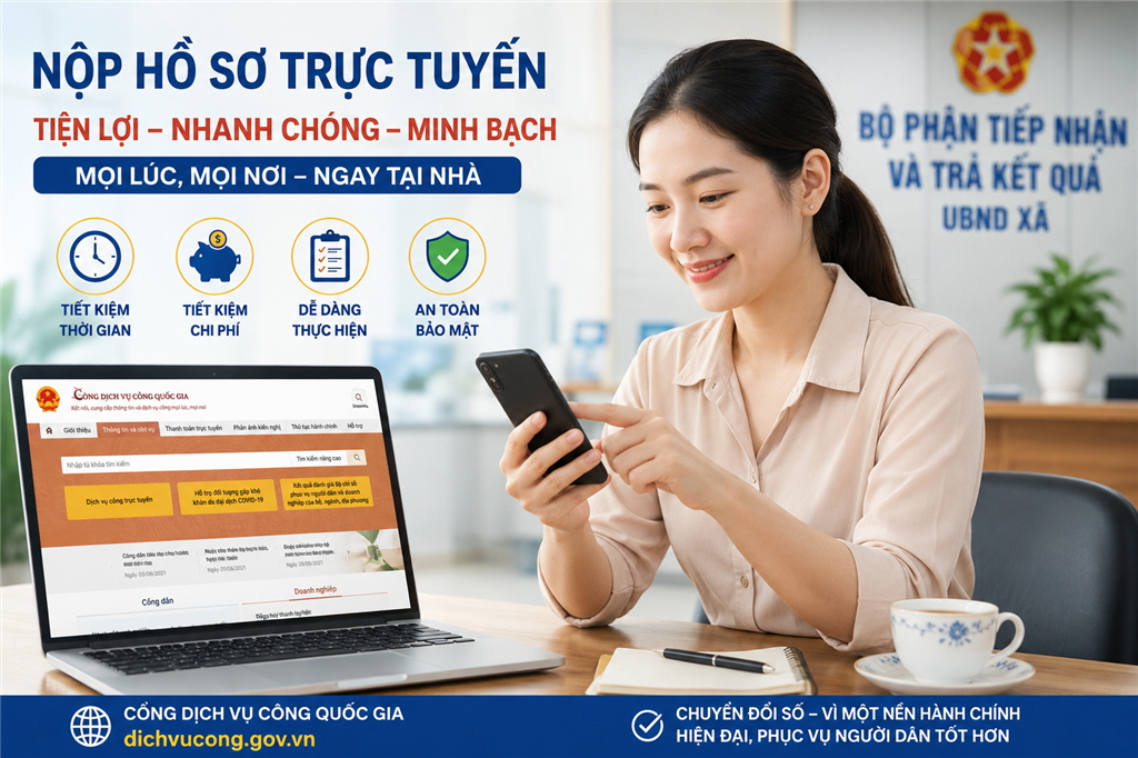 Tài liệu hướng dẫn thực hiện thủ tục hành chính và dịch vụ công trực tuyến