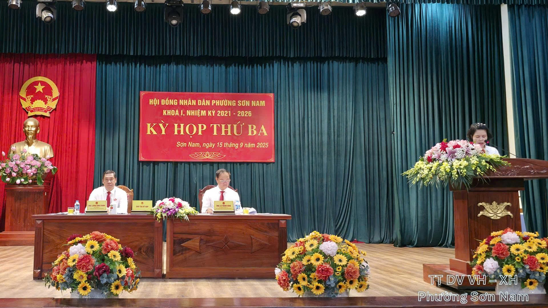 Kỳ họp thứ ba, Hội đồng nhân dân phường Sơn Nam khóa I, nhiệm kỳ 2021 – 2026