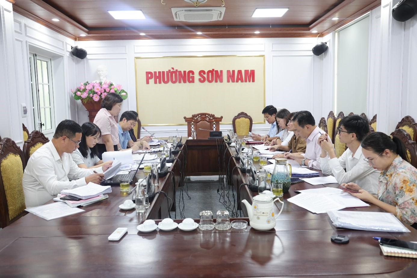 Kiểm tra công tác thi đua, khen thưởng năm 2026 tại phường Sơn Nam