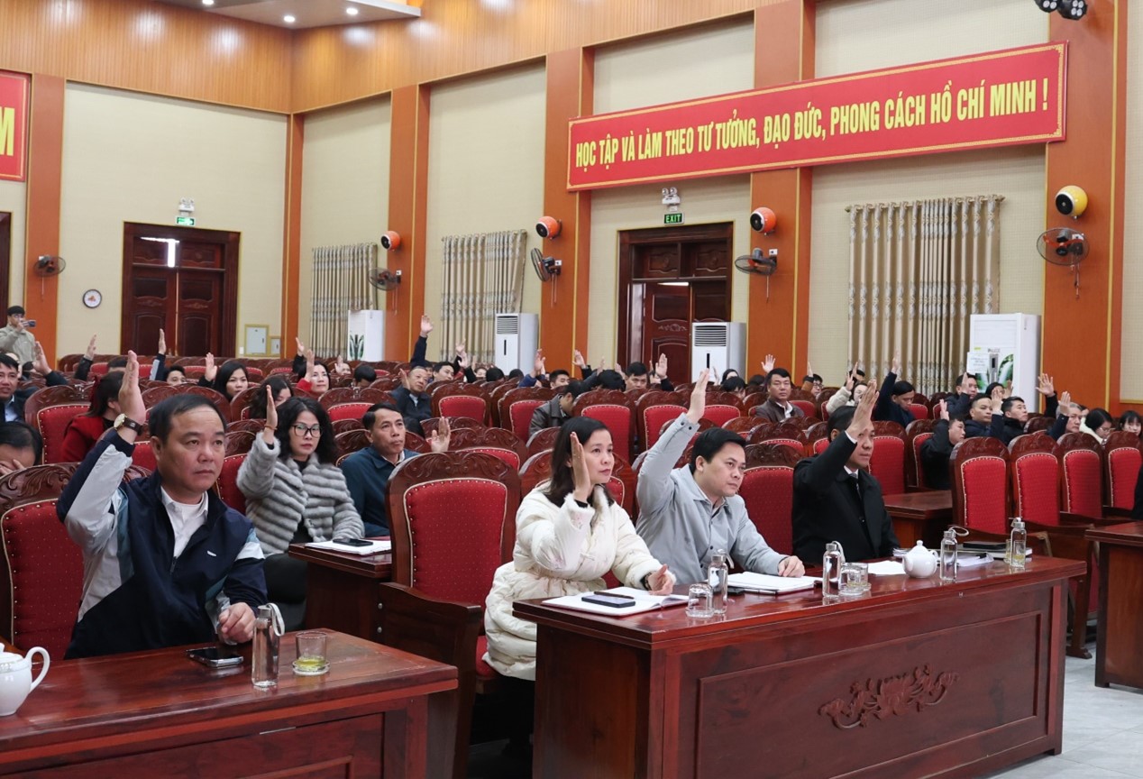 Hội nghị liên tịch lấy ý kiến cử tri nơi công tác đối với người được dự kiến giới thiệu ứng cử đại biểu HĐND phường Sơn Nam nhiệm kỳ 2026 – 2031