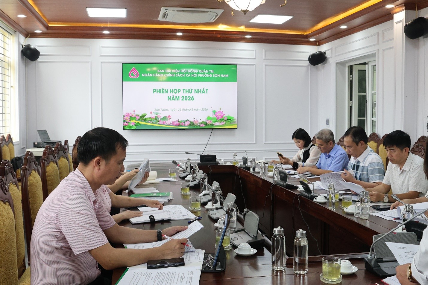 Thành lập Ban Đại diện Hội đồng quản trị Ngân hàng Chính sách xã hội phường Sơn Nam