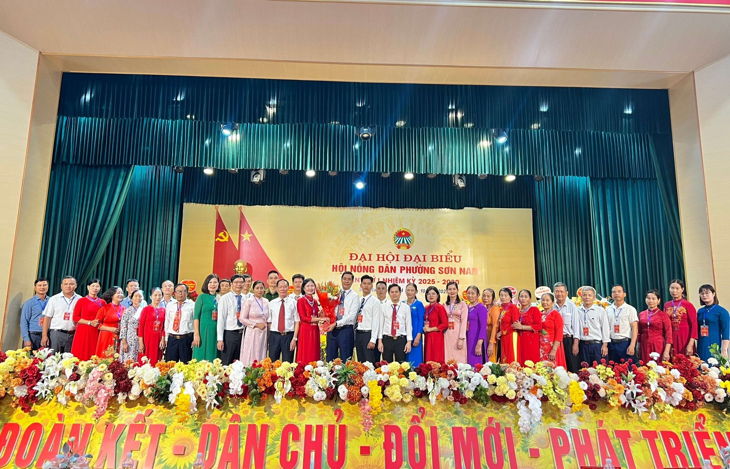 Đại hội Hội Nông dân phường Sơn Nam lần thứ I, nhiệm kỳ 2025-2030 thành công tốt đẹp