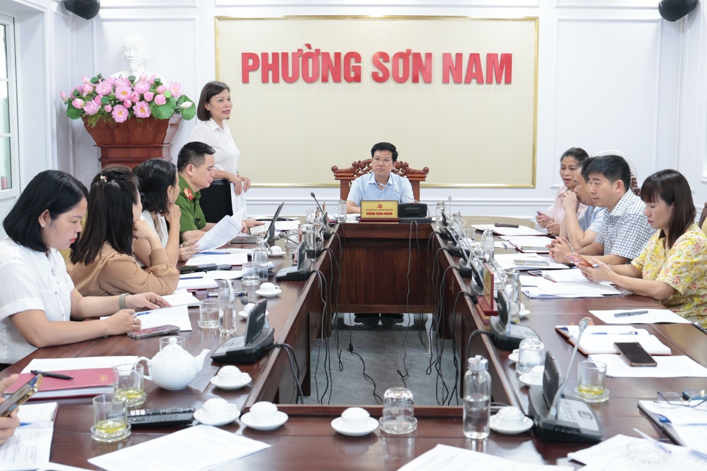 Phường Sơn Nam họp bình xét thi đua năm học 2025 – 2026