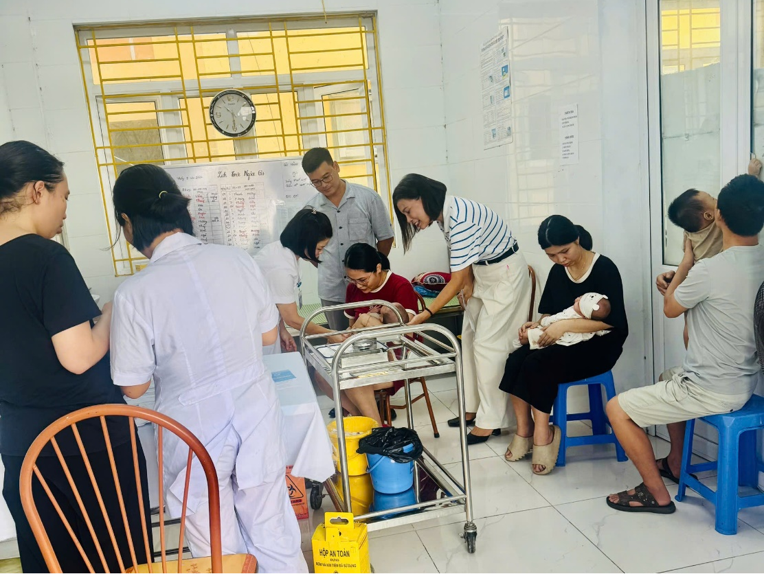 Phường Sơn Nam triển khai tiêm chủng mở rộng định kỳ tháng 9/2026