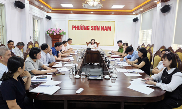 Phường Sơn Nam họp triển khai kế hoạch tổ chức Lễ khai mạc Đại hội Thể dục Thể thao lần thứ I năm 2026