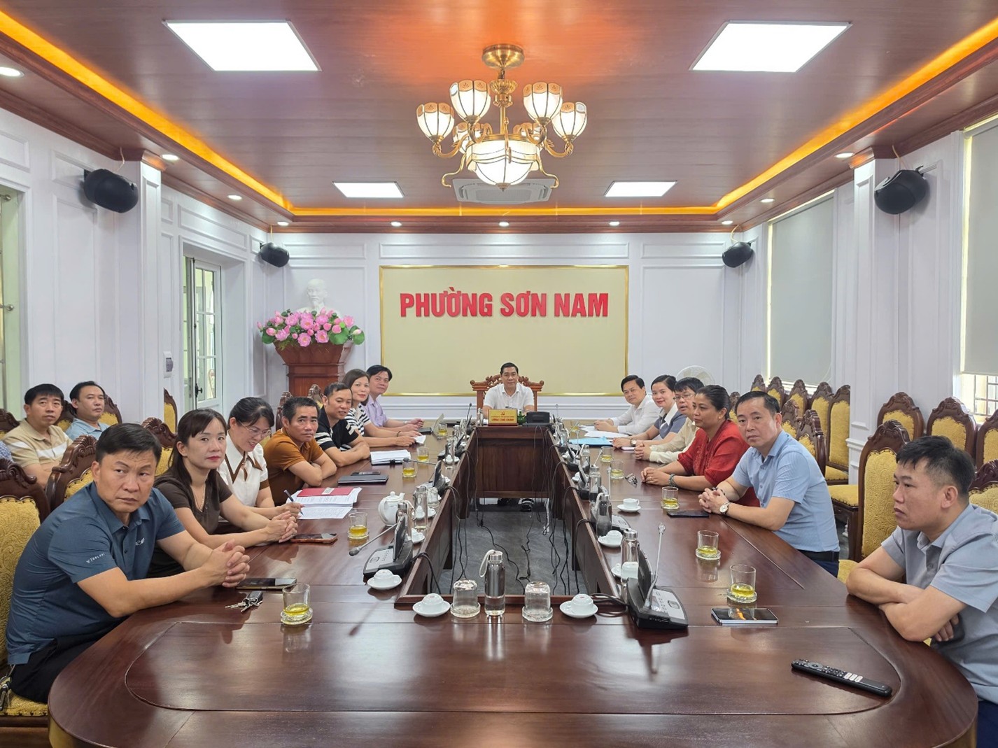 Phường Sơn Nam tham gia lớp bồi dưỡng nâng cao năng lực xử lý tình huống thực tiễn đối với đội ngũ cán bộ cơ sở