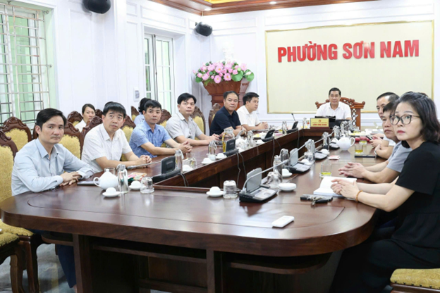 Phường Sơn Nam tham gia lớp bồi dưỡng nâng cao năng lực xử lý tình huống thực tiễn đối với đội ngũ cán bộ cơ sở