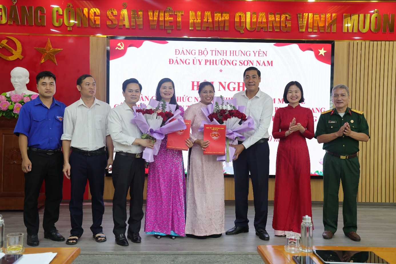 Phường Sơn Nam bàn giao chức năng, nhiệm vụ tham mưu công tác dân vận về Ủy ban MTTQ Việt Nam phường