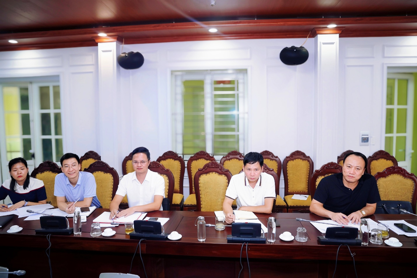 Tổ công tác số 8, Sở Nông nghiệp và Môi trường tỉnh Hưng Yên kiểm tra, đôn đốc tiến độ hoàn thiện cơ sở dữ liệu đất đai tại phường Sơn Nam