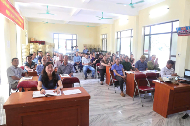 Phường Sơn Nam tập huấn Luật Chăn nuôi và biện pháp an toàn sinh học trong chăn nuôi bò